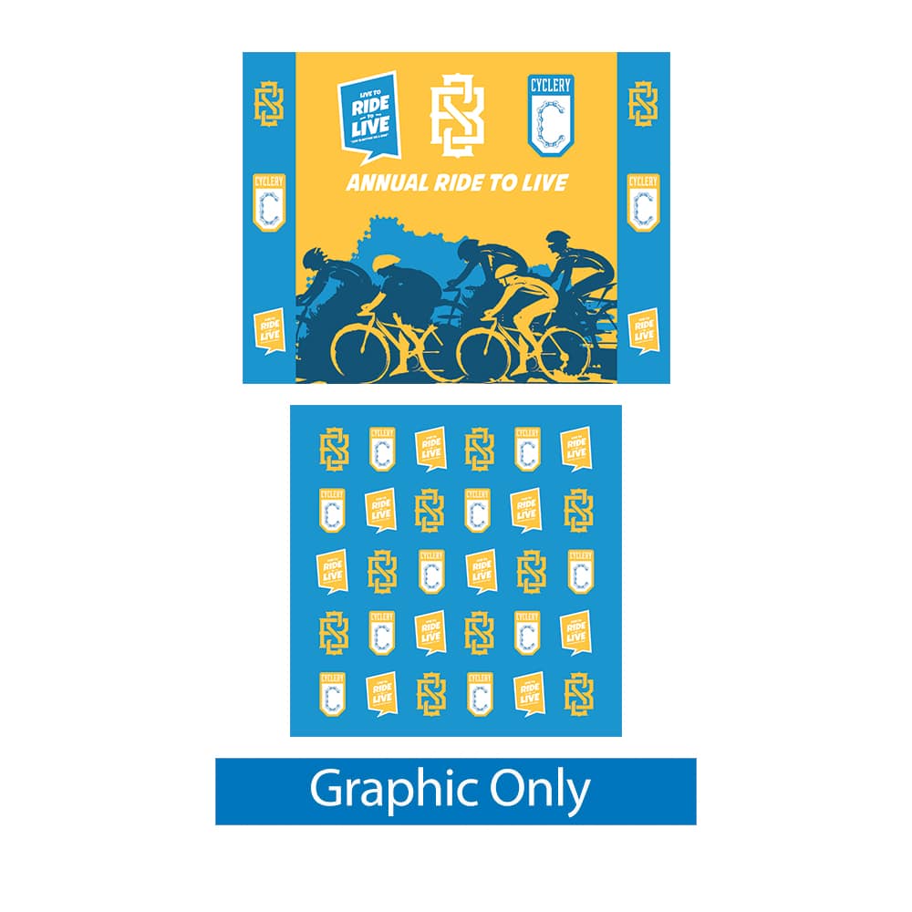 RPL Backlit 8ft — Double Sided Graphic Only
